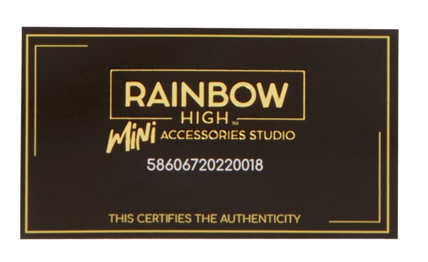 Rainbow High Accessories Studio Series 1, H Assortment in PDQ Dukketaske