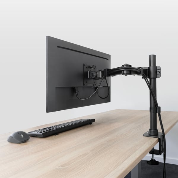 ACT AC8325 skærmbeslag og -stativer 124,5 cm (49") Skrivebord Sort