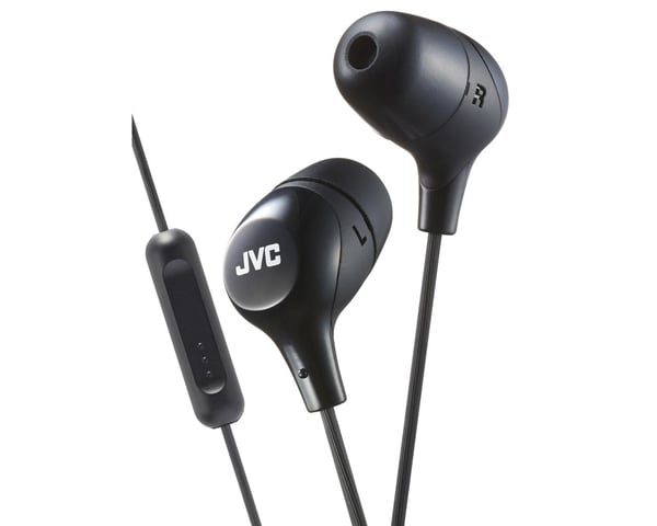 JVC HA-FX38M-B-E Headset Kabel I öra Samtal/musik Svart