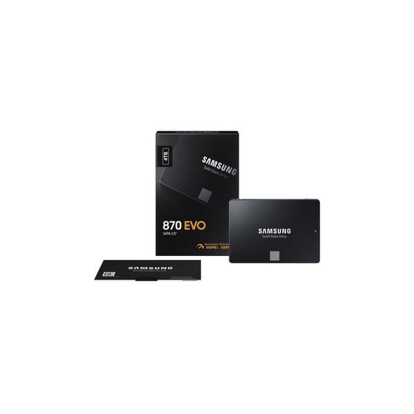 Samsung 870 EVO 4000 GB Musta (MZ-77E4T0B/EU)