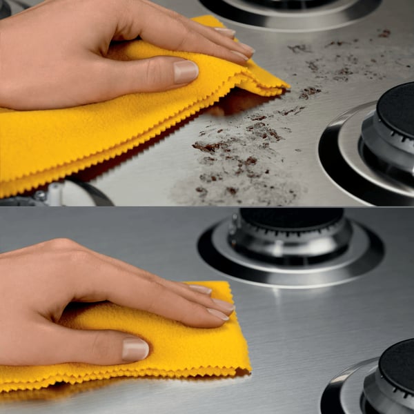 Electrolux KGU753723Z Sort, Grå Indbygget 75 cm Gaskomfur 5 zone(s)