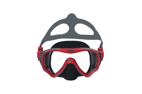 Bestway 22074 / 23 dykmasker Härdat glas Silikon Blandade färger Vuxen