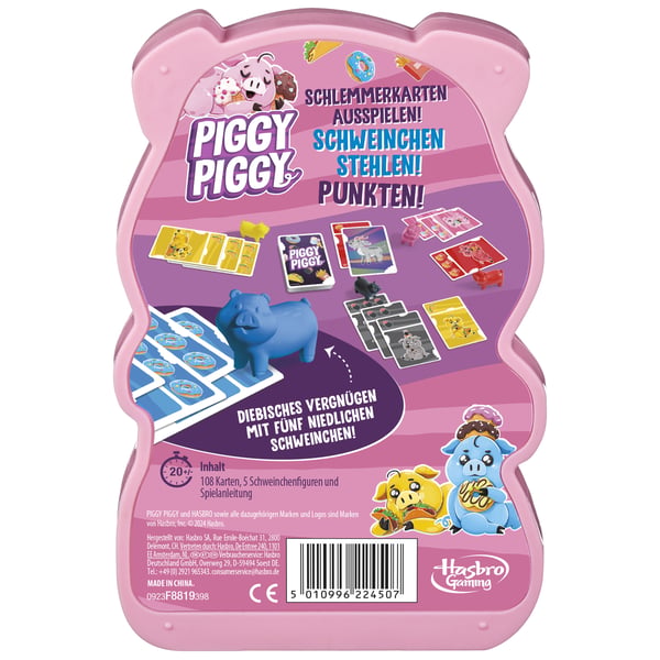 Hasbro Gaming Piggy Piggy Korttipeli Perhe