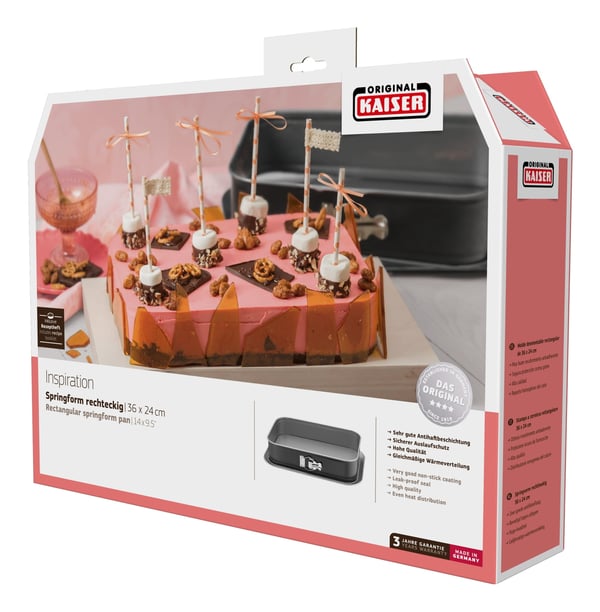 WMF 4006932659626 bageplade 5 L Rektangulær Stål Tærte bageform
