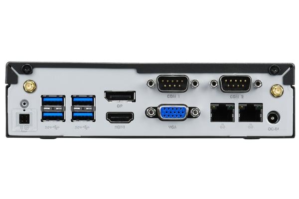 Shuttle DL3000EP persondatorer/arbetsstationer Intel® N N100 8 GB DDR5-SDRAM 128 GB SSD Windows 10 IoT Slim PC Mini-PC Svart