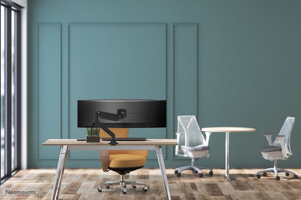 Neomounts NM-D775BLACKPLUS fäste och ställ till bildskärm 124,5 cm (49") Bord Svart