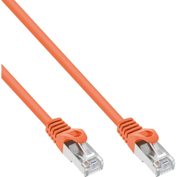 InLine 72533O netværkskabel Orange 0,3 m Cat5e SF/UTP (S-FTP)