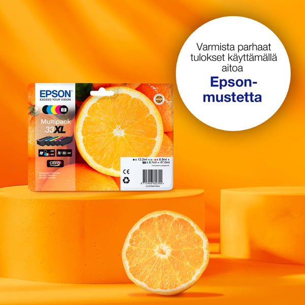Epson Oranges 33 Appelsiinit Claria Premium, moniväripakkaus, 5 väriä, EasyMail