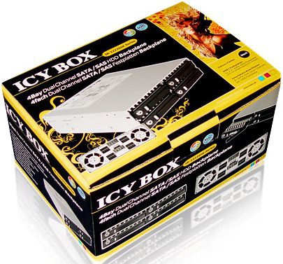 ICY BOX IB-2222SSK 13,3 cm (5.25") Fack för datalagringsenhet Svart
