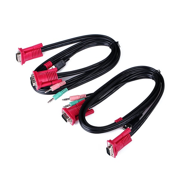 AISENS A111-0064 KVM-switchar Rackmontering Svart