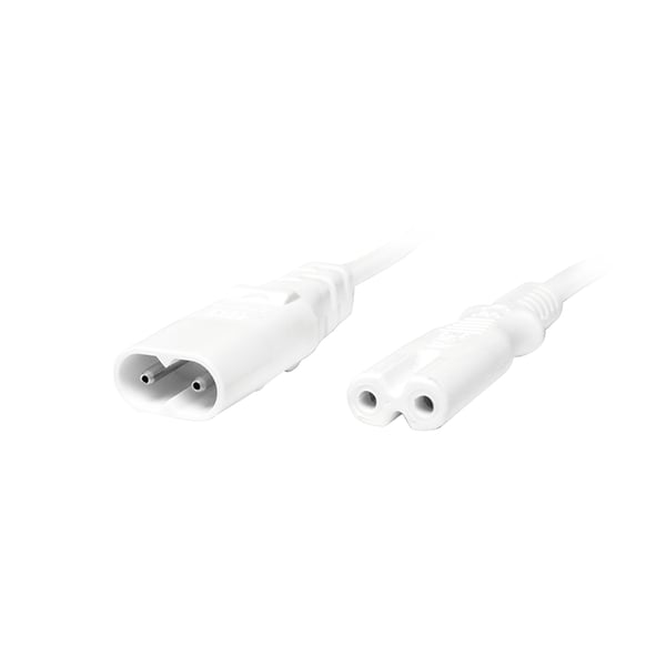 LogiLink 2m, IEC 60320-C8/IEC 60320-C7 Vit C7 coupler C8 coupler