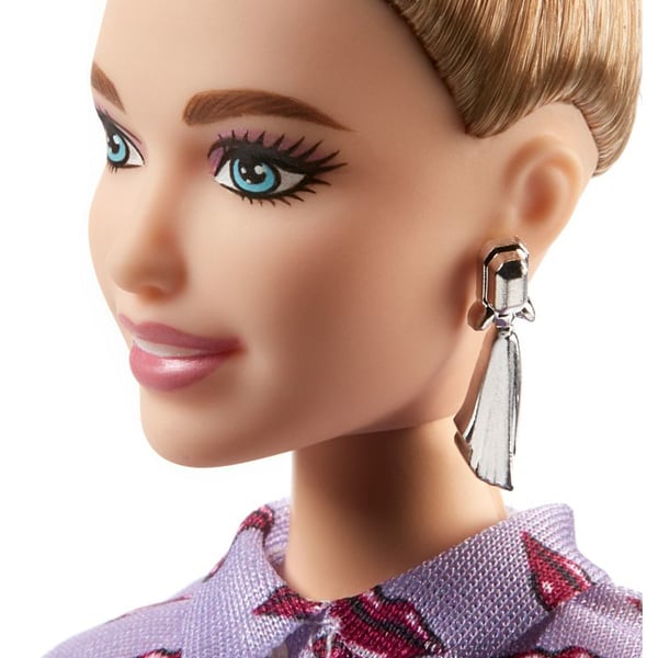 Barbie Fashionistas Doll 76 Lavender Kiss - Curvy,