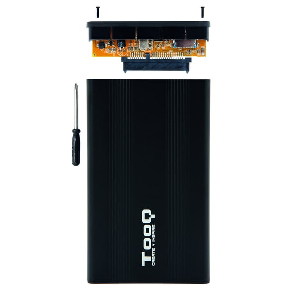 TooQ TQE-2510 HDD kabinet Sort 2.5"