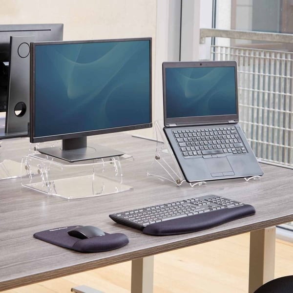 Fellowes 9731201 skærmbeslag og -stativer Skrivebord Transparent
