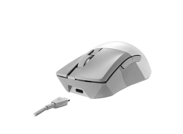ASUS ROG Gladius III Wireless Aimpoint White hiiri Pelaaminen Oikeakätinen RF Wireless + Bluetooth + USB Type-A Optinen 36000 DPI