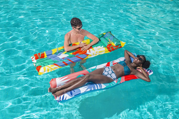 Bestway 44033 / 23 pool- och badmadrass Multifärg Mönstrad