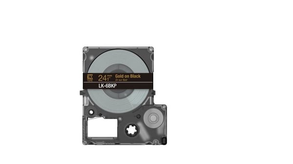 Epson LK-6BKP Musta, Kulta
