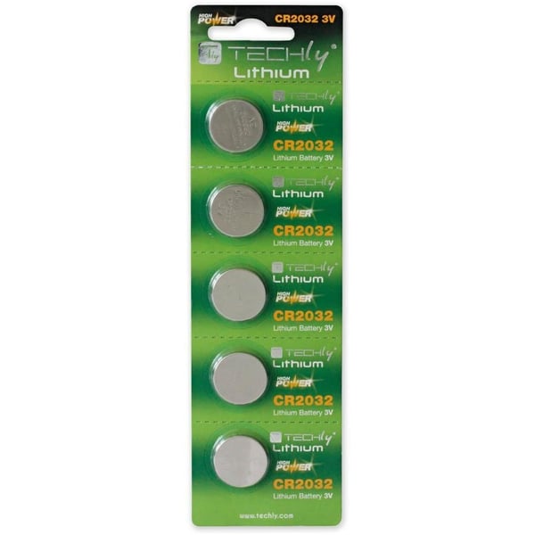 Techly CR2032 Engangsbatteri Lithium