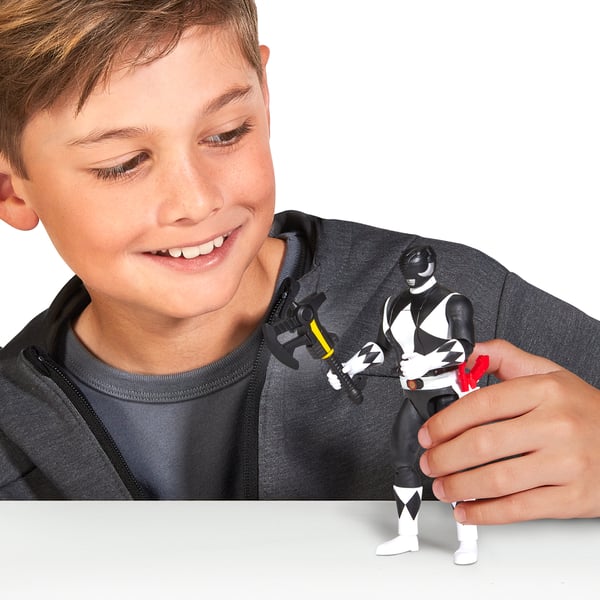 Power Rangers Auto-Morphin Actionfigure Black Ranger