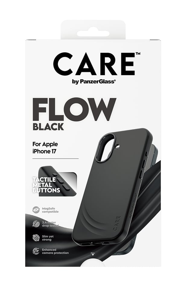 PanzerGlass CARE™ by ® Flow Case Sort m. MagSafe iPhone 17