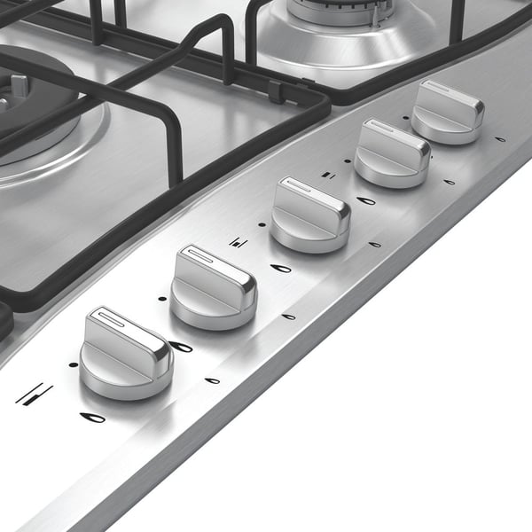 Hotpoint PCN R753N T/IX/HA Rustfrit stål Indbygget 75 cm Gaskomfur 5 zone(s)