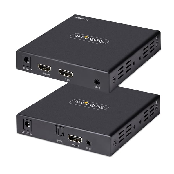 StarTech.com 4K70IC-EXTEND-HDMI AV-signaalin jatkaja AV-lähetin ja -vastaanotin Musta