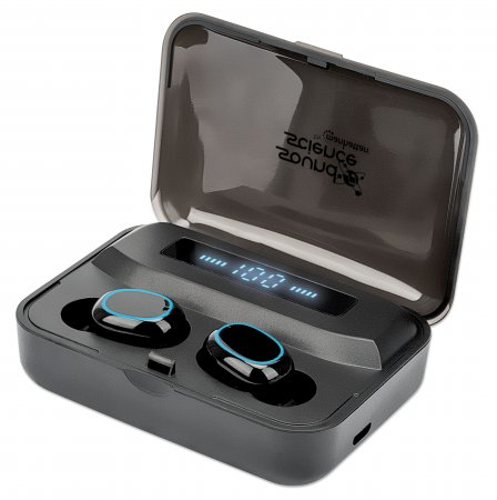 Manhattan 180382 hörlur och headset Trådlös I öra Samtal/musik Bluetooth Svart