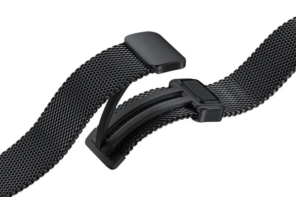 Samsung GP-TYR930SAABW smarta bärbart tillbehör Band Svart Rostfritt stål
