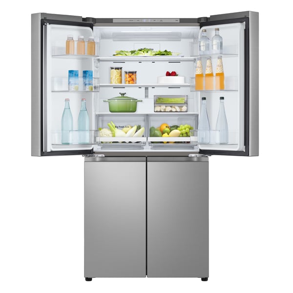 LG GMB860PYDE side-by-side-jääkaappipakastin Vapaasti seisova 530 L Hopea