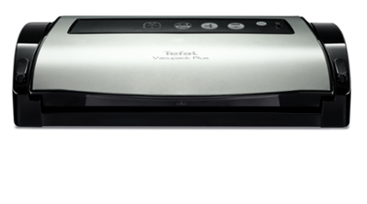 Tefal VT256070 vacuumförslutare Svart, Rostfritt stål