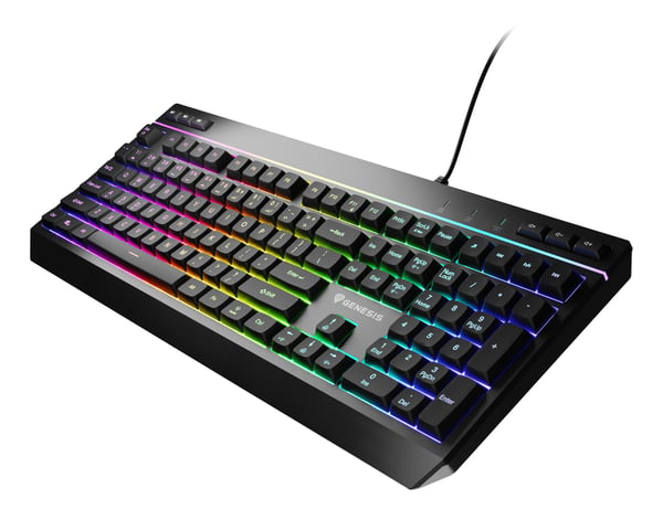 GAMING TASTATUR GENESIS RHOD 530 RGB MED BAGGRUNDSBELYSNING PROGRAMMERBAR