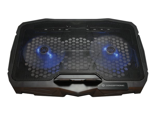 Conceptronic THANA07B kylningsdynor för bärbara datorer 43,2 cm (17") Svart