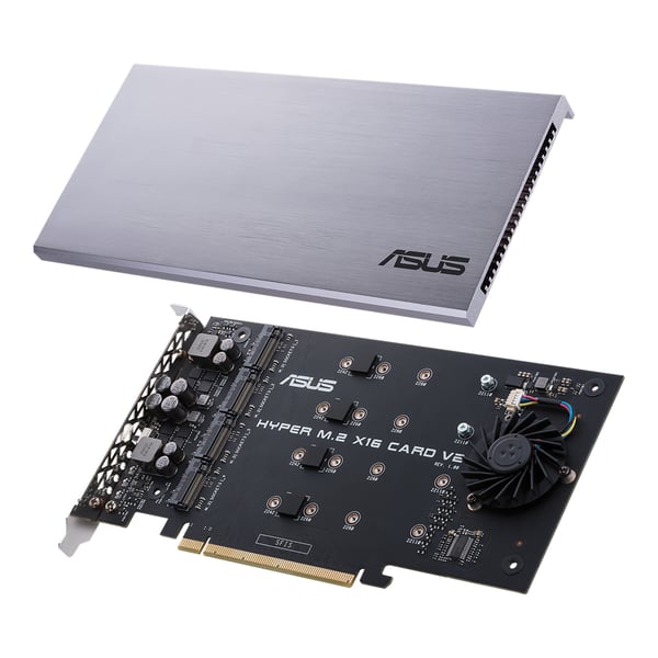 ASUS HYPER M.2 X16 CARD V2 nätverkskort/adapters Intern