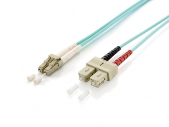 Equip 255316 InfiniBand og fiberoptisk kabel 10 m LC SC Turkis
