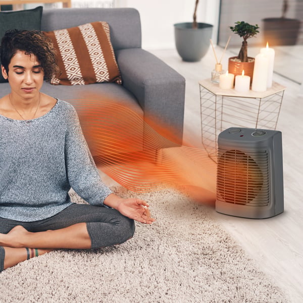 Rowenta Instant Comfort Compact SO2321 inomhus Grå 1800 W Elektrisk värmefläkt