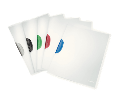 Leitz 41750099 omslag til rapport Polykarbonat, Polypropylen (PP) Sort, Blå, Grøn, Grå, Rød, Hvid