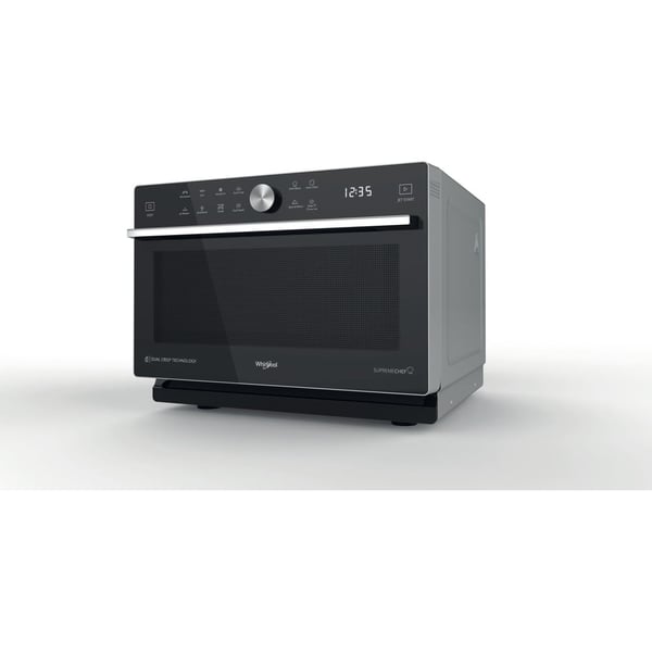 Whirlpool Supreme Chef MWSC 933 SB Sort, Sølv Kombination mikroovn Bordplade 33 L 900 W