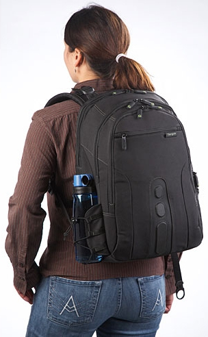 Targus TBB013EU taske og etui til laptop 39,6 cm (15.6") Rygsæktaske Sort