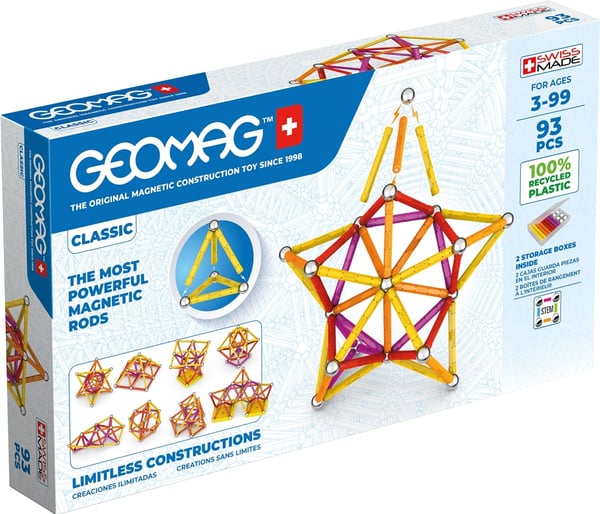Geomag Classic GM273 stressafslappende legetøj Neodymium magnet-legetøj Geomag Classic GM273 stressafslappende legetøj Neodymium magnet-legetøj