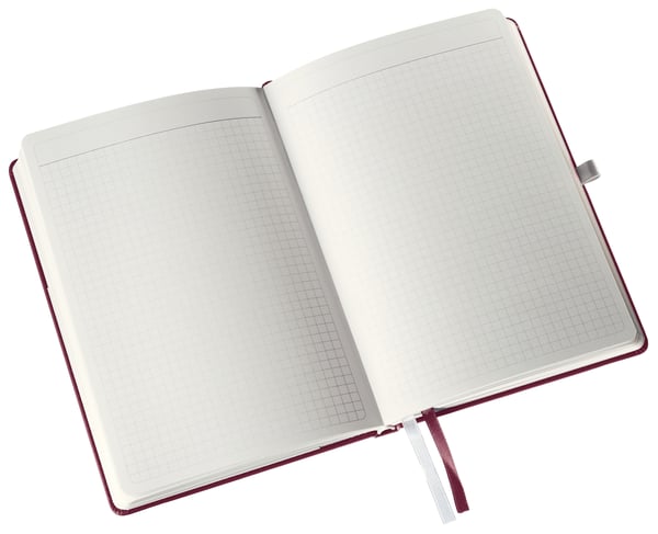 Leitz Style blok og notesblok A5 80 ark Rød