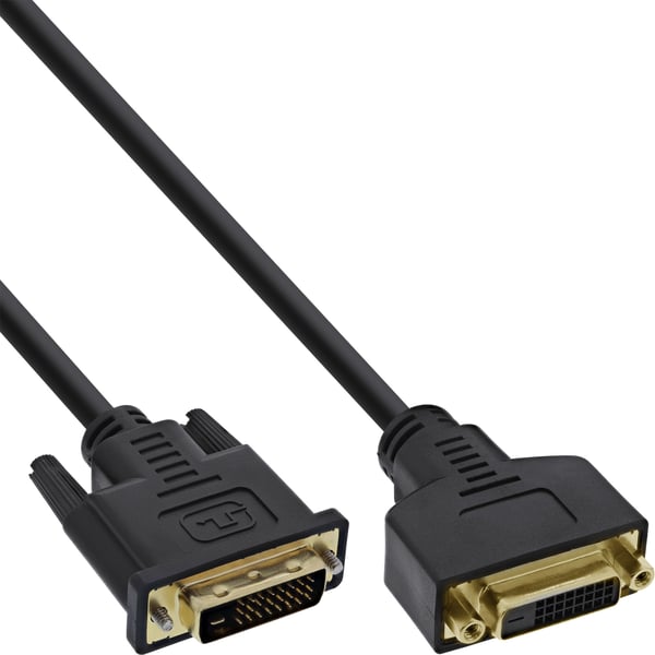 InLine 17763P DVI kabel 3 m DVI-D Sort