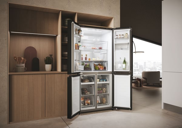 Haier HCR3818EWPT Vapaasti seisova 463 L Antrasiitti