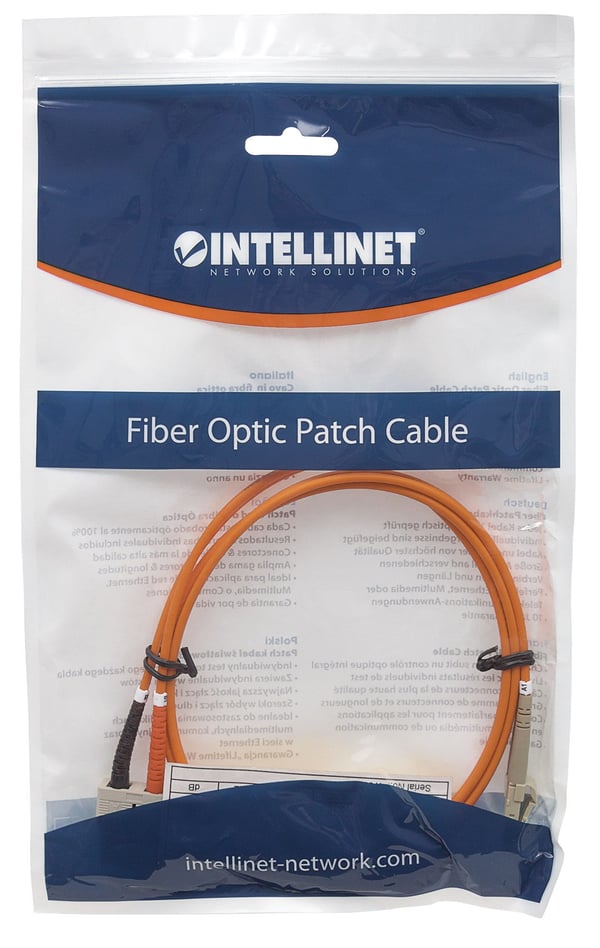 Intellinet 5.0m LC-SC M/M InfiniBand och fiberoptisk kabel 5 m Orange