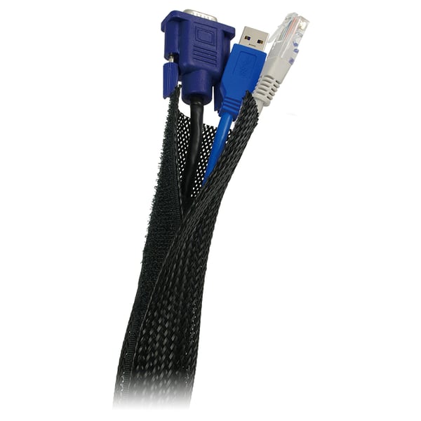 LogiLink KAB0006 kaapelisuojus Musta