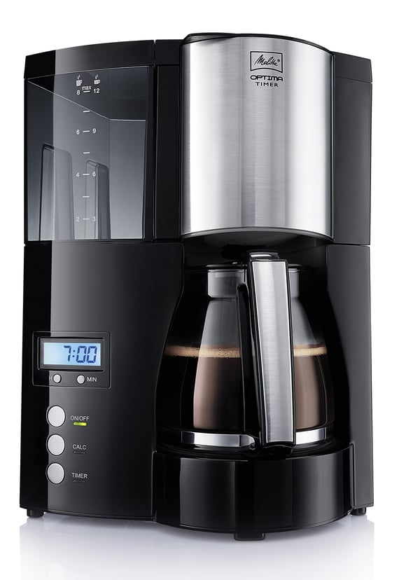 Melitta Optima Timer Droppande kaffebryggare 1 l