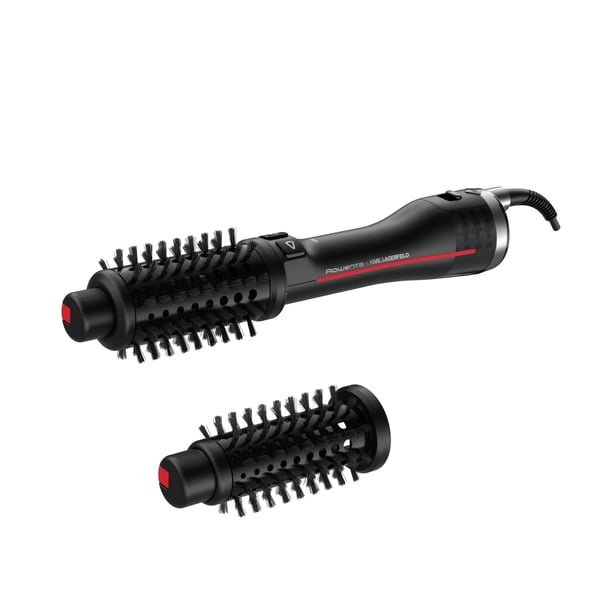Rowenta K/Pro Stylist CF961L Varmluftsbørste Damp Sort, Rød 750 W 1,8 m