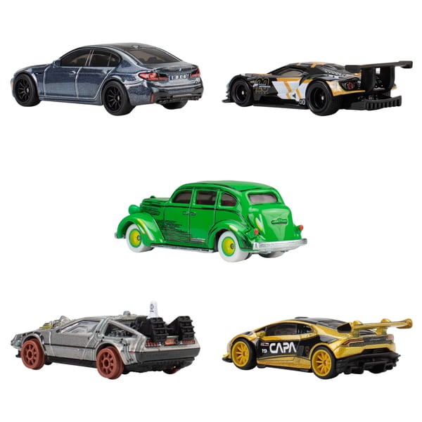 Hot Wheels eksklusiv legetøjsbil, -lastbil eller -vogn i størrelsesforholdet 1:64 fra Popkultur-sortimentet (design kan variere)