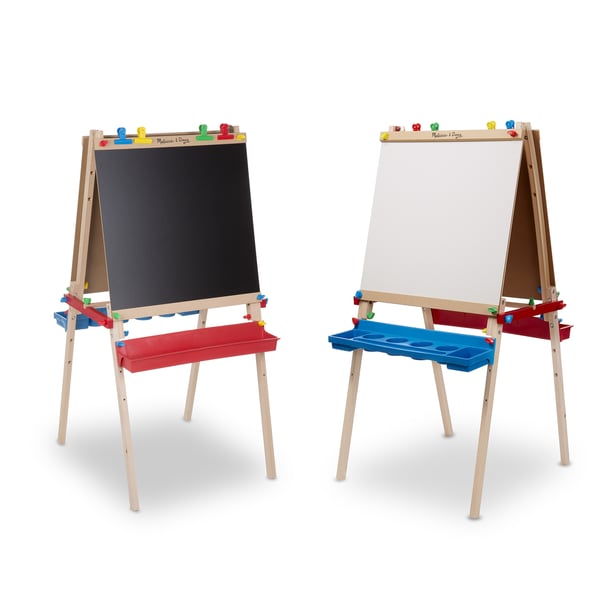 Melissa & Doug Deluxe Wooden Standing Art Easel Musta