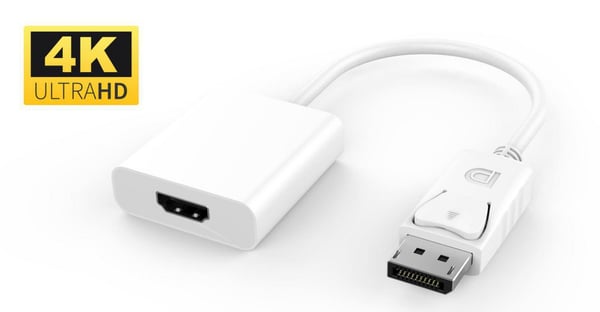 Microconnect DPHDMI3W videokabel adapter 0,15 m DisplayPort HDMI Hvid
