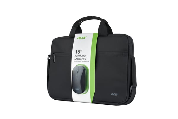 Acer GP.ACC11.03V taske og etui til laptop 40,6 cm (16") Mappe Sort